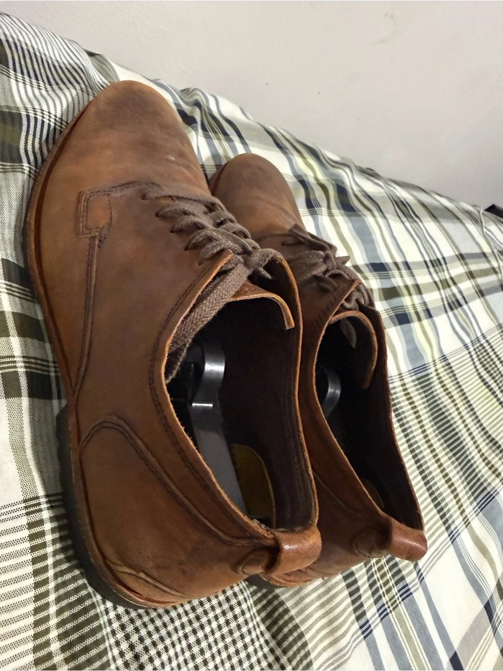 Timberland Boot Company Leather Lace Casual Shoes  11 Walnut